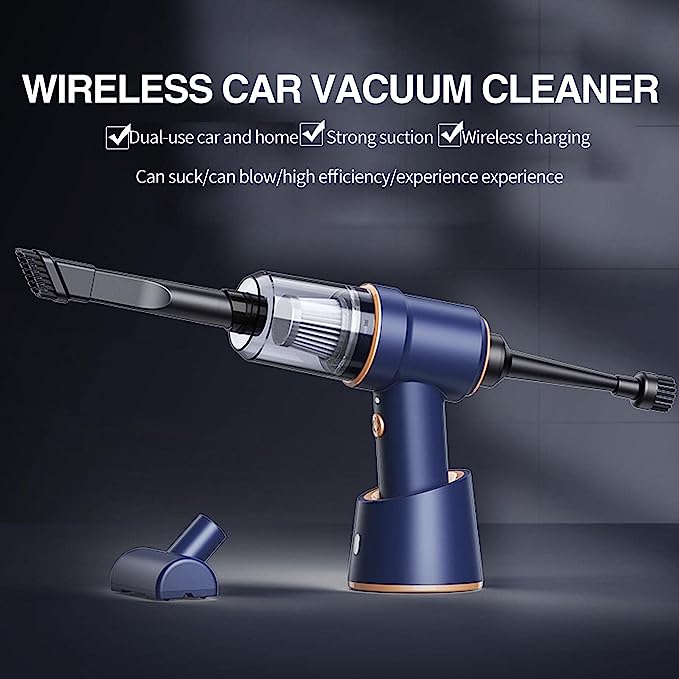 Wireless Car Vacuum & Dust Blower - 2 in 1