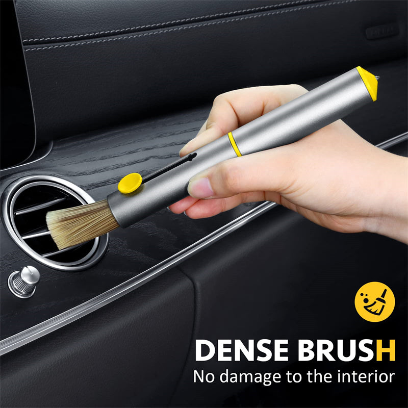 Multifunctional 3 in 1 - Car Detailing Brush / Window Breaker / Tyre Cleaning Hook