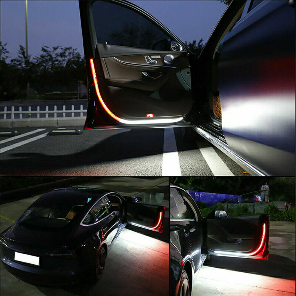 Car Door Opening Warning LED Strip Light - 2pcs