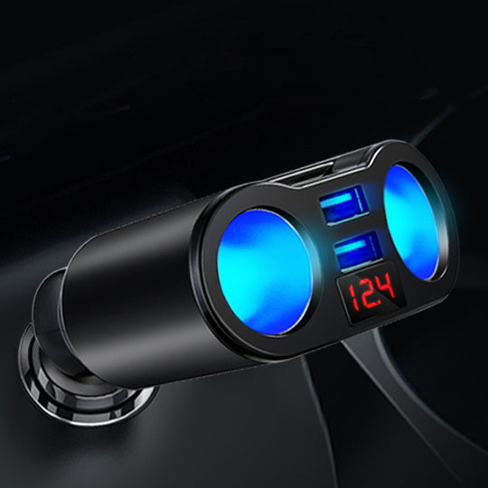 Dual Cigarette Lighter & USB Charger