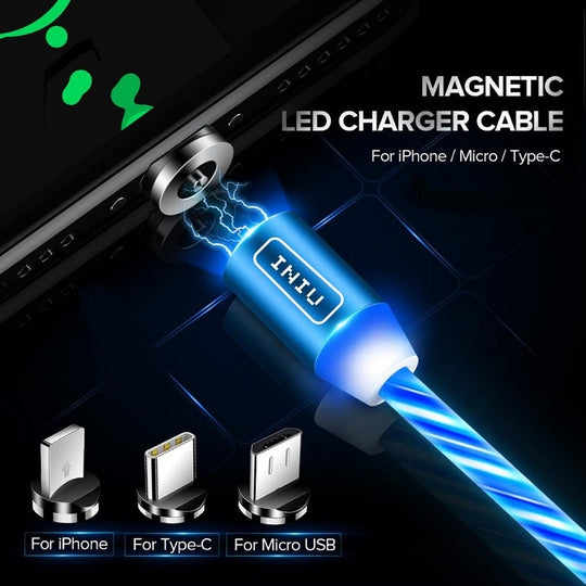 Light Up Magnetic Phone Charging Cable