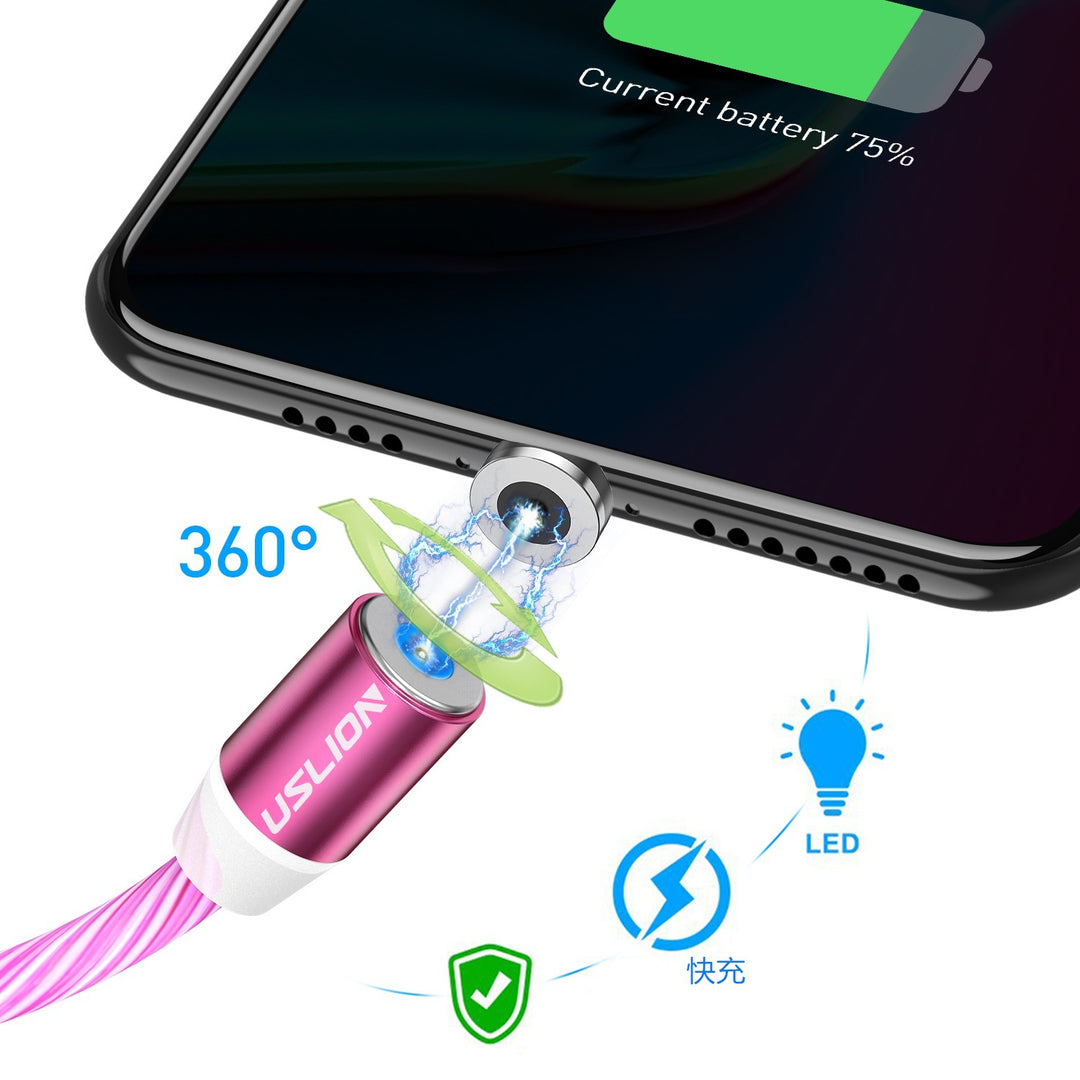 Light Up Magnetic Phone Charging Cable