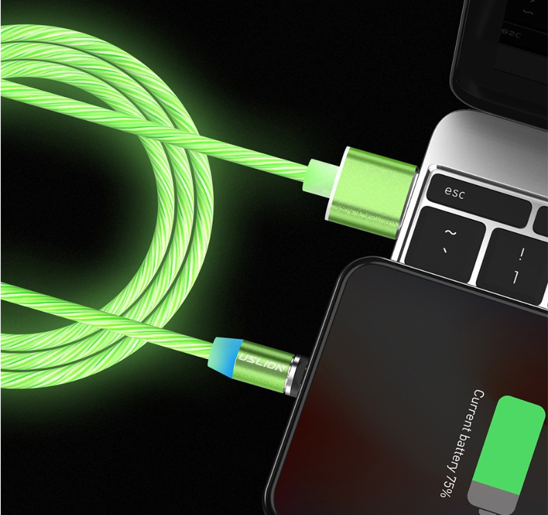 Light Up Magnetic Phone Charging Cable