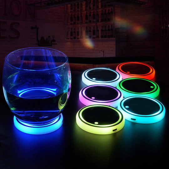 Car LED Luminous Water Coaster