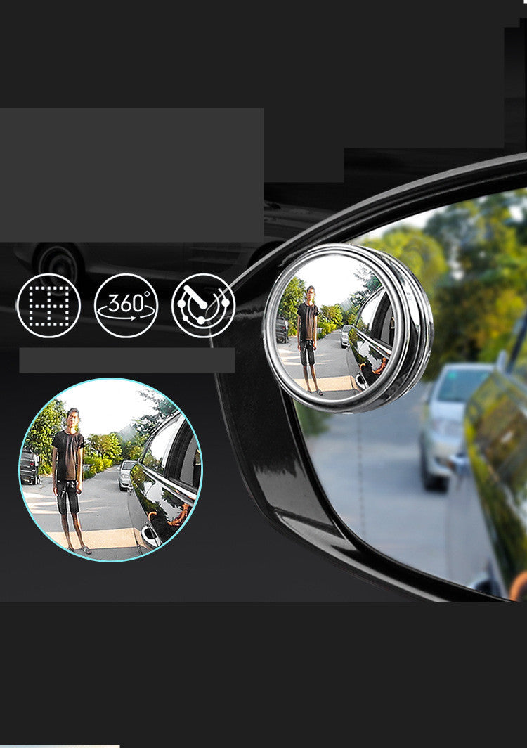 Rotating Rearview Blind Spot Mirror