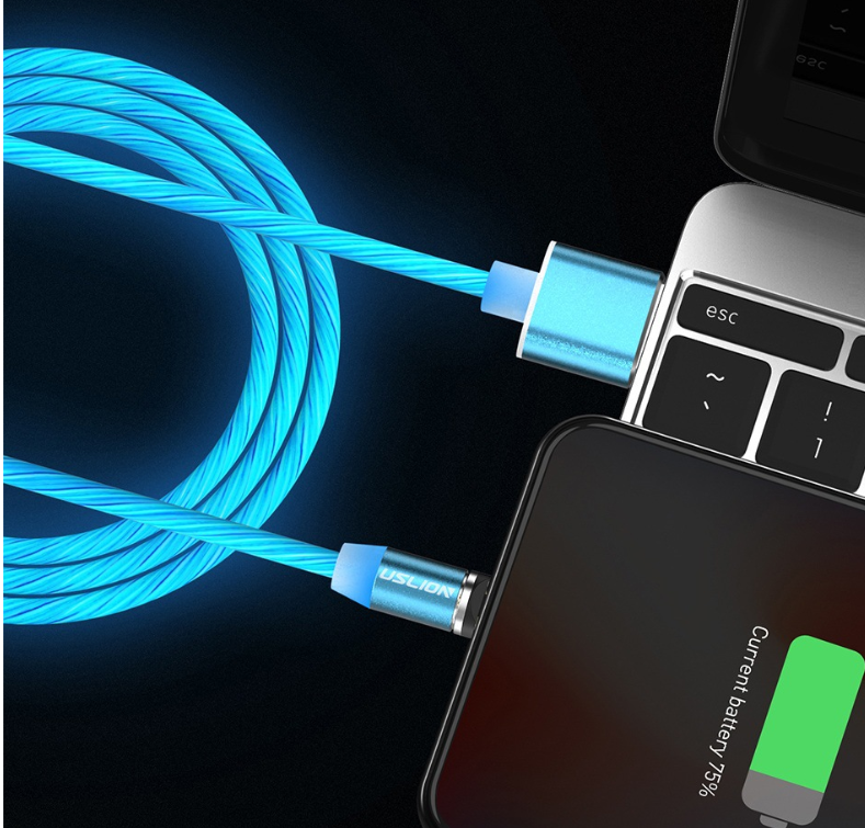 Light Up Magnetic Phone Charging Cable