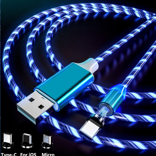 Light Up Magnetic Phone Charging Cable