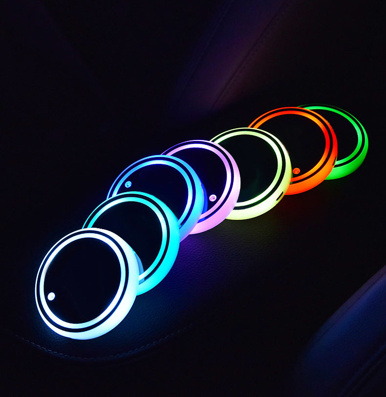 Car LED Luminous Water Coaster